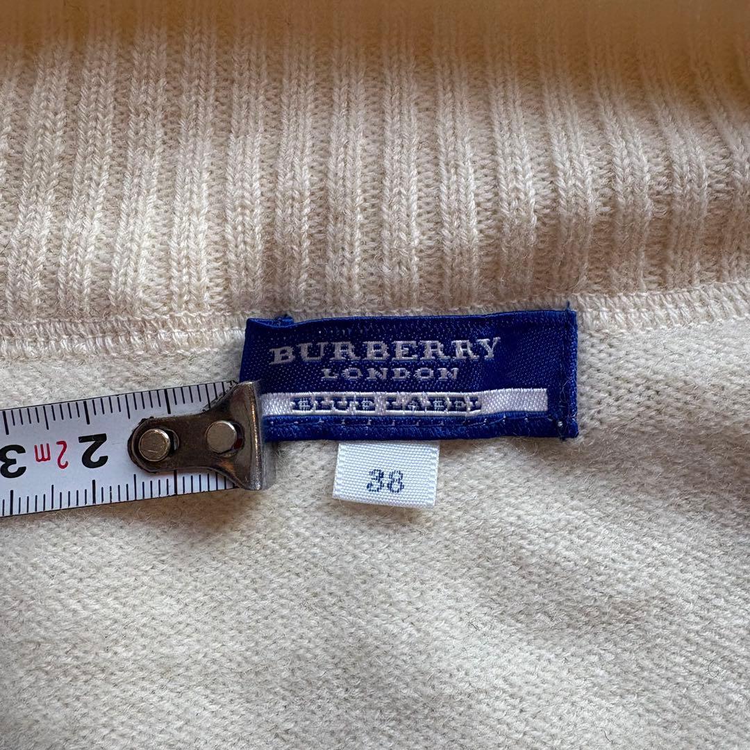 BURBERRY BLUELABEL オフショルニット38 y2k