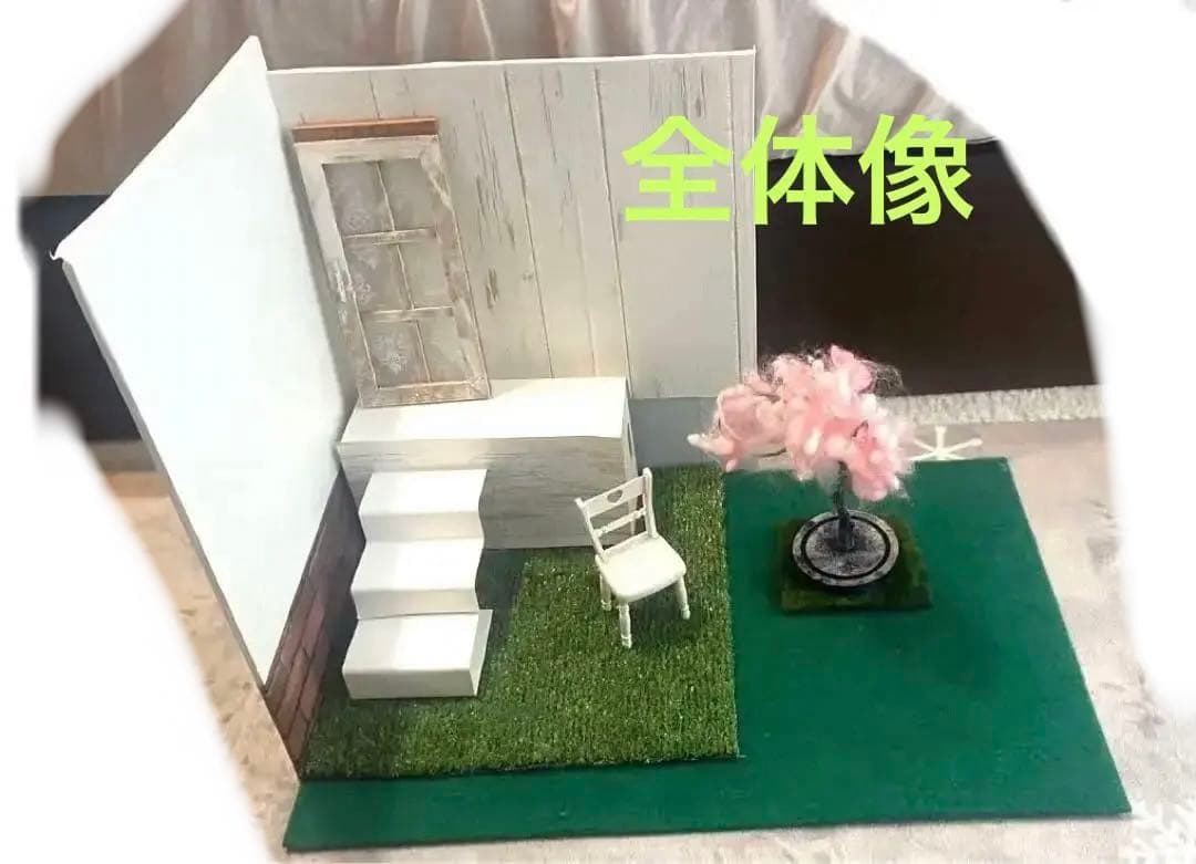 桜　ガーデン　大　高さ38cm ドールに　ジオラマ