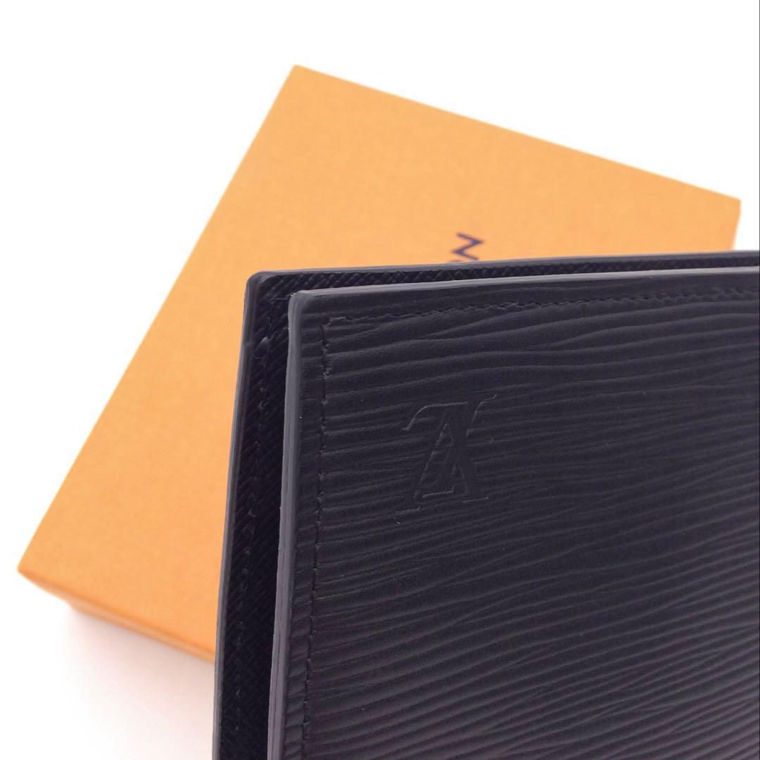 ルイヴィトン エピ 財布 黒 ブラック ノワール ポルトフォイユ マルコ 新型