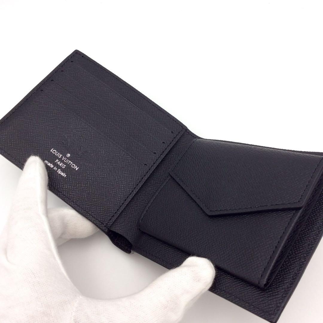 ルイヴィトン エピ 財布 黒 ブラック ノワール ポルトフォイユ マルコ 新型
