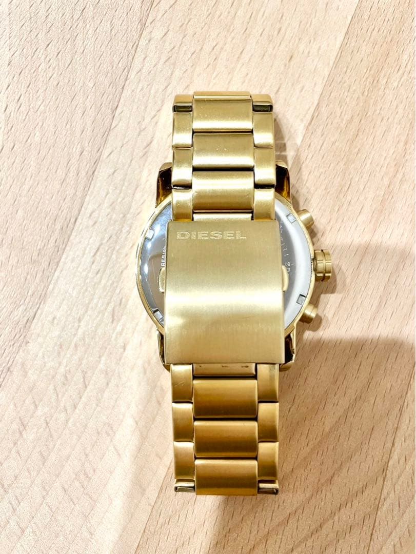 DIESEL ディーゼル クロノグラフ ゴールドカラー DZ-5302
