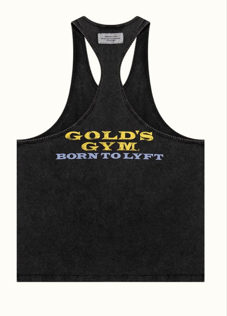 LyFT GOLD'S Gym Vintage Logo タンクトップ