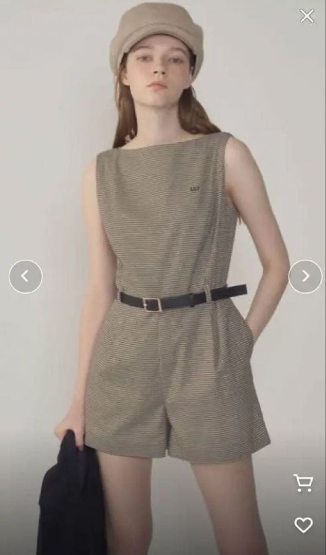 ⭐︎ 【新品未使用】LILY BROWN ベルト付きミニロンパース