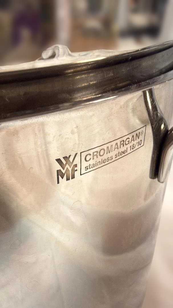 【WMF】ステンレス パスタパン 約20cm 両手鍋 ざる付き ドイツ製 高品質