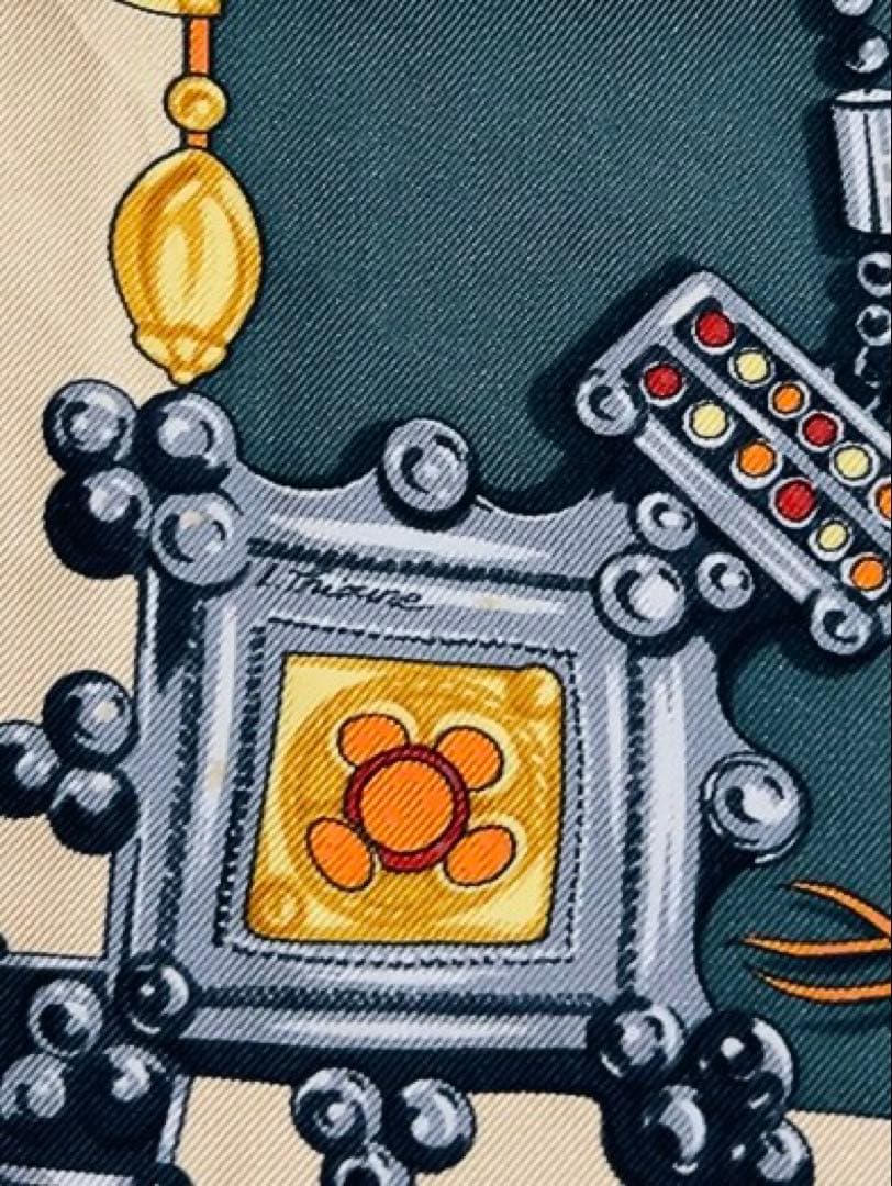 エルメス　HERMES スカーフ　カレ90 砂漠のアクセサリー