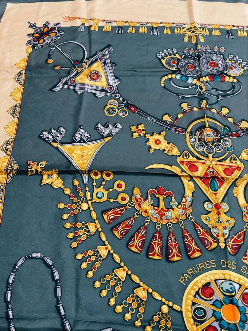 エルメス　HERMES スカーフ　カレ90 砂漠のアクセサリー