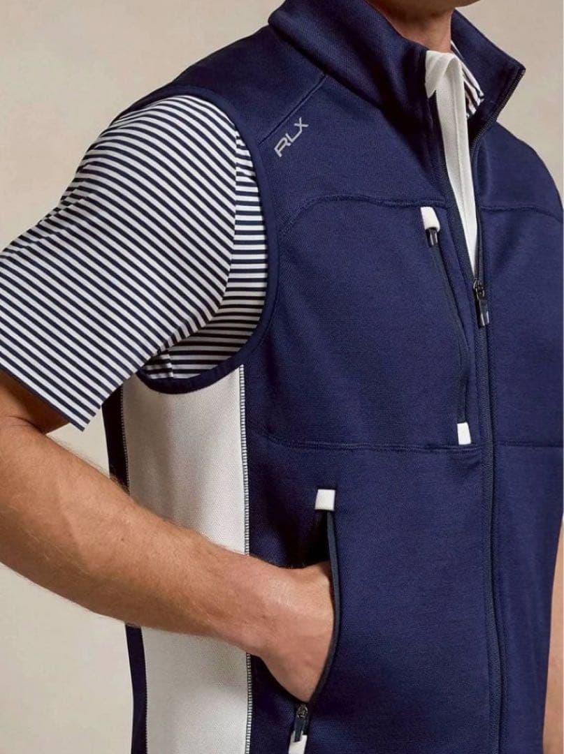 ラルフローレン RXL ゴルフ ストレッチ フルジップ ベスト L