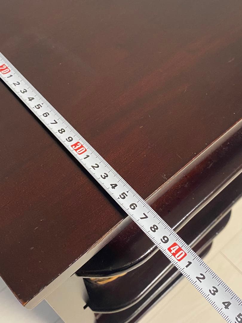 ニッセン　アジア風 レトロ　籐家具 ラタン チェスト　縦型 引き出し4個