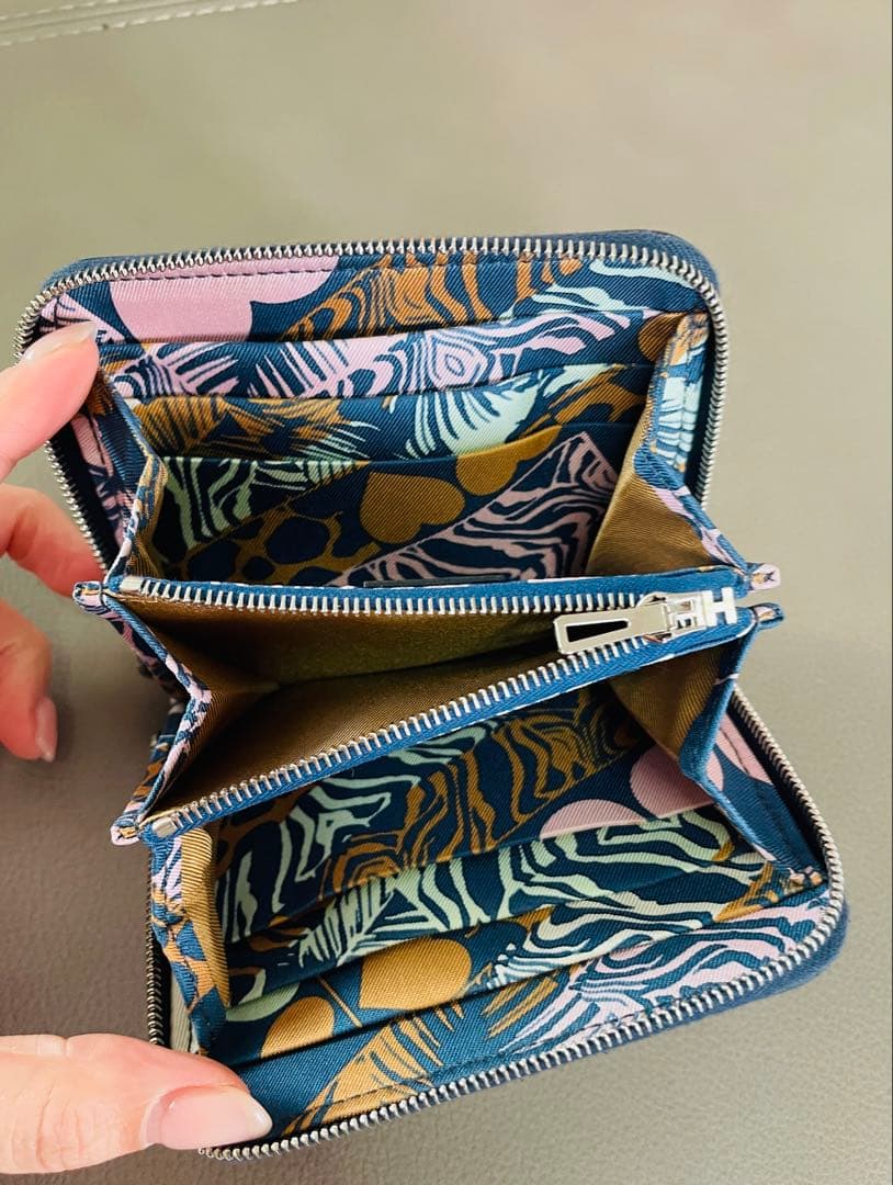 HERMES アザップシルキン コンパクト 小銭入れ