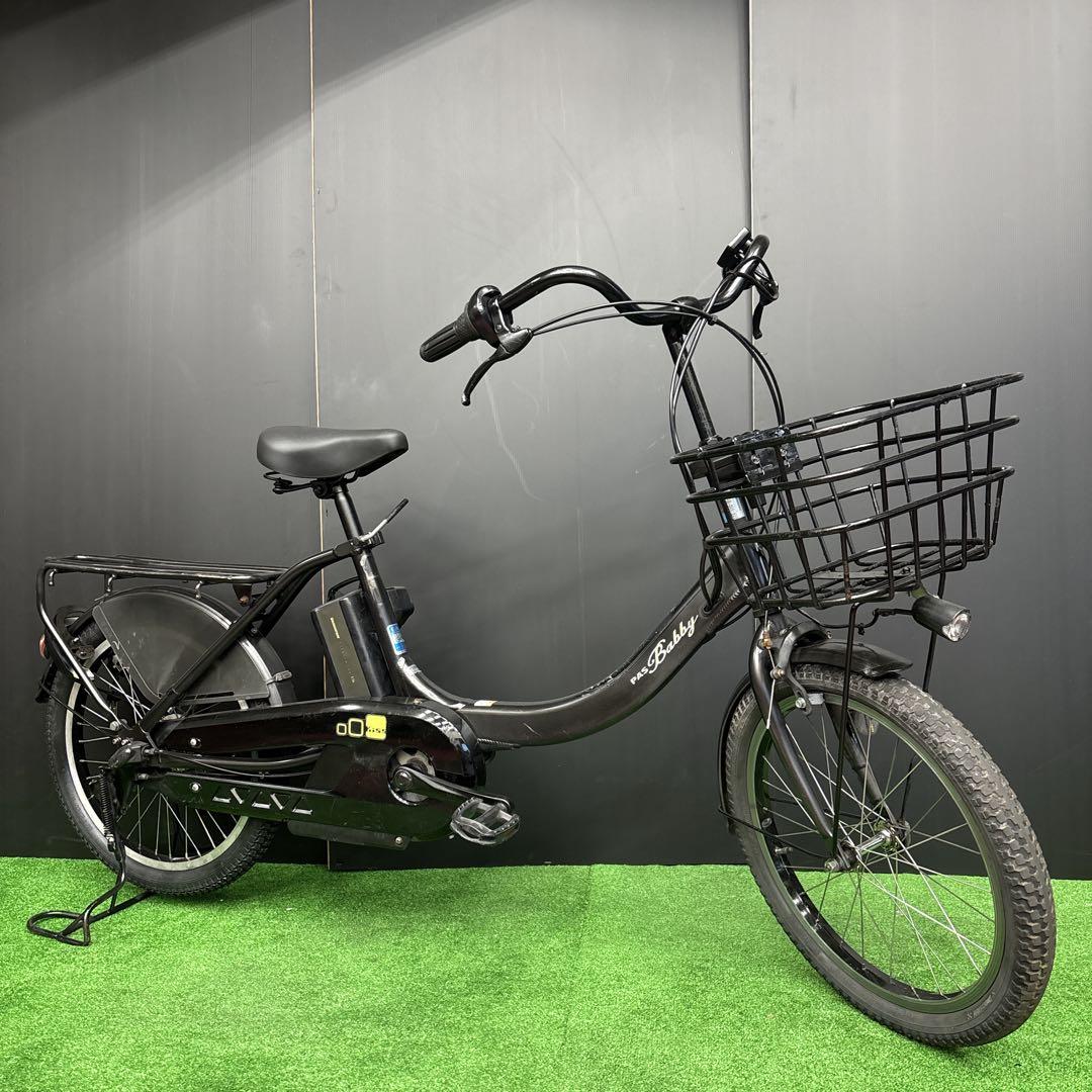 電動自転車 YAMAHA PAS Babby ブラック 3人乗り対応　84