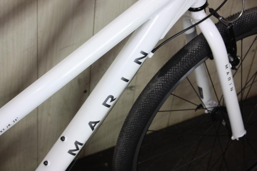 MARIN DONKY JR26アルミ2X7S 330mm 子供用本格MTB 白
