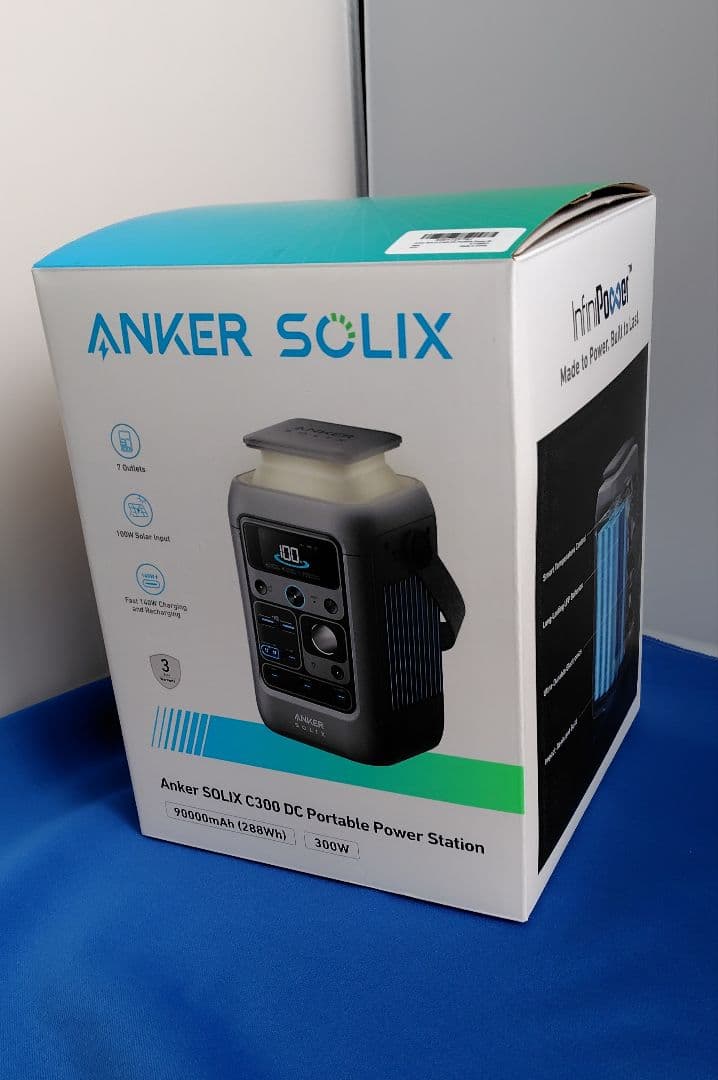 発電機・ポータブル電源 Anker Solix C300 DC Portable Power Stati