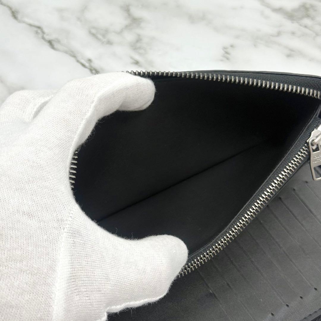 【新品同様】ルイヴィトン 長財布 ジッピー ヴェルティカル ダミエ アンフィニ