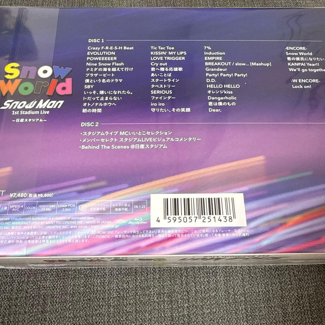  Man スノーマン 日産スタジアム　FC限定Blu-ray