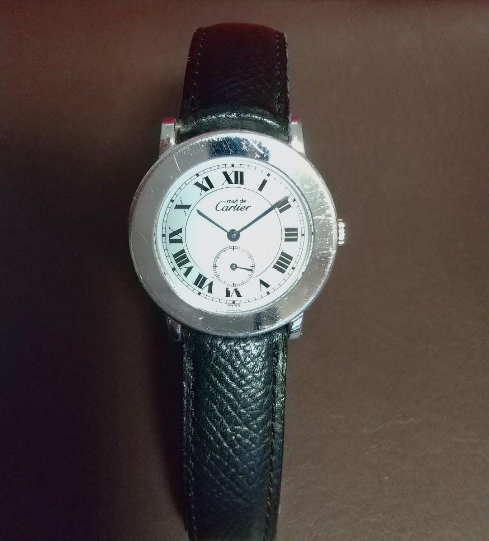 わい_2nd 品 【可動保証書付】カルティエ マストロンド