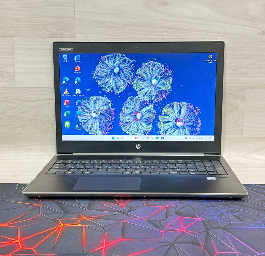 Hp ProBookエイチピーノートi5/メモリー8GB/256GB+500GB