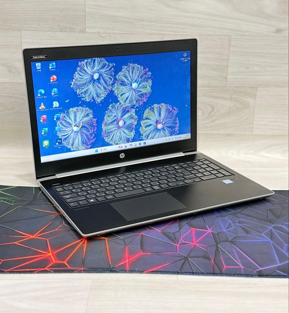 Hp ProBookエイチピーノートi5/メモリー8GB/256GB+500GB