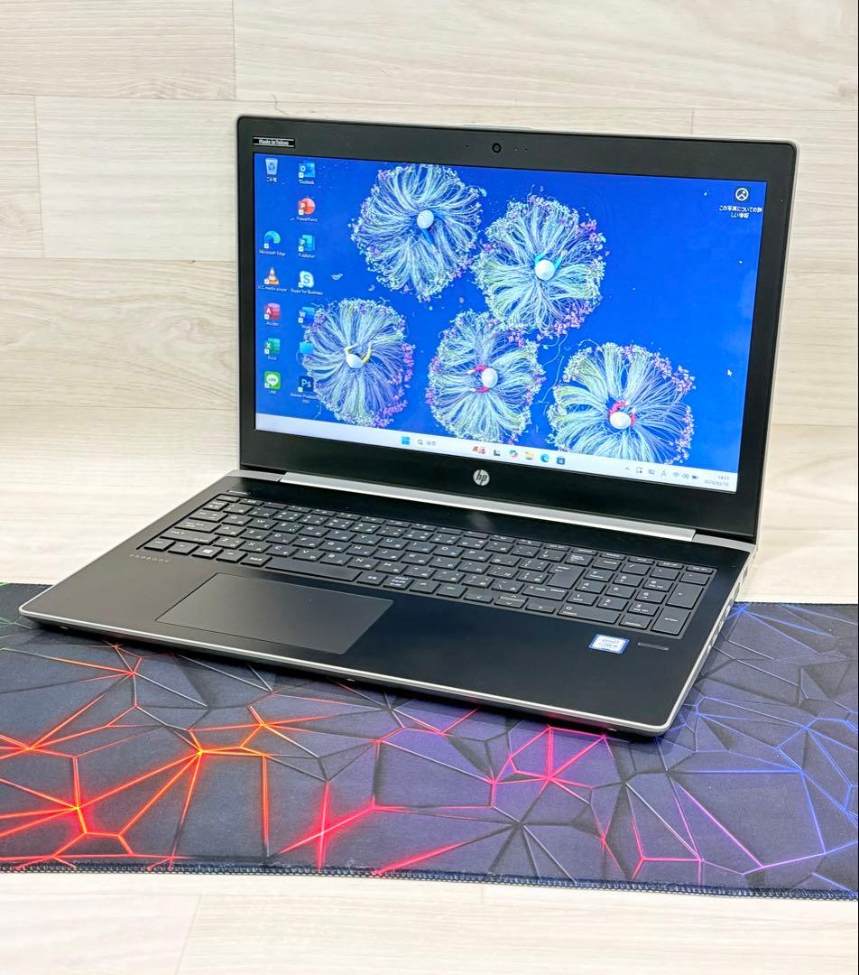 Hp ProBookエイチピーノートi5/メモリー8GB/256GB+500GB