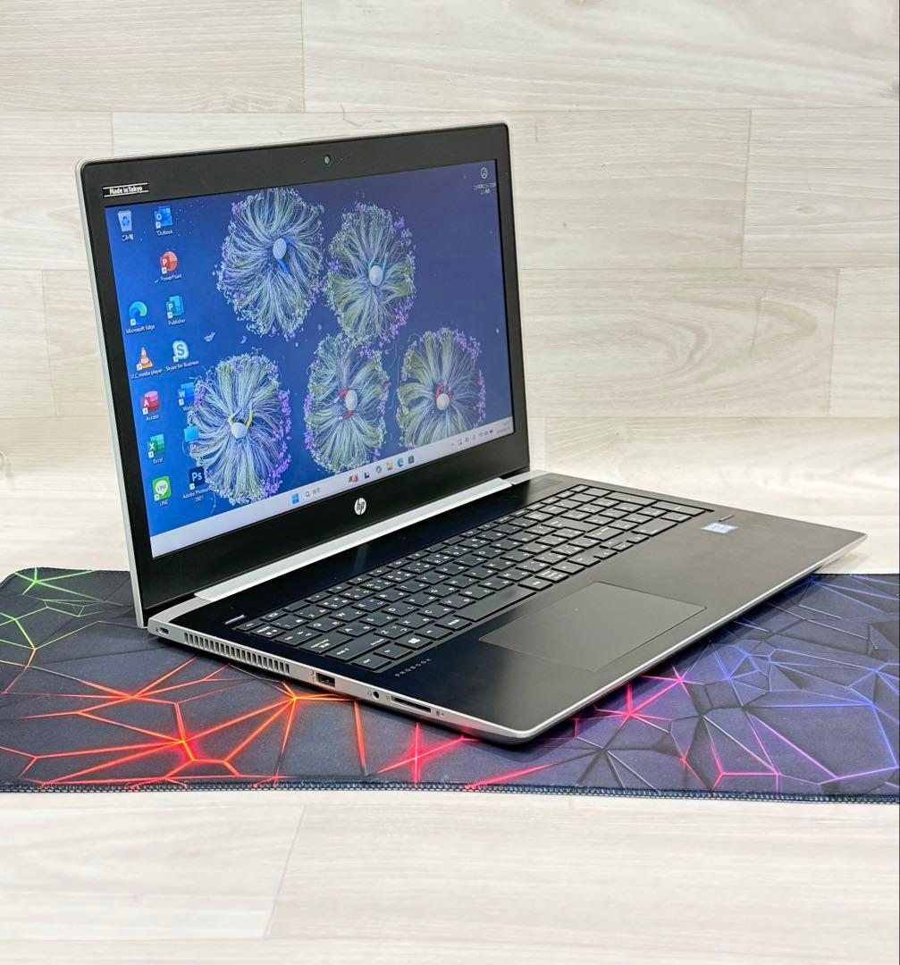 Hp ProBookエイチピーノートi5/メモリー8GB/256GB+500GB