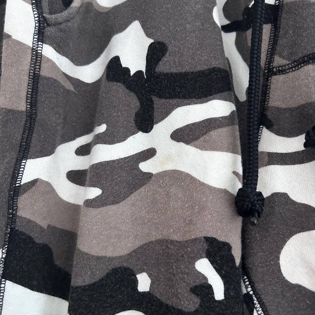 AKM エイケイエム カモフラ 迷彩 セットアップ パーカー Lサイズ