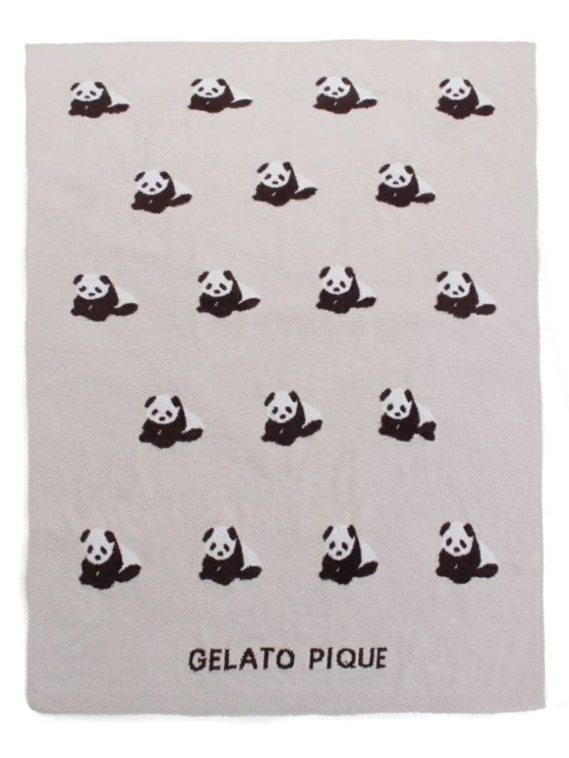 GELATO PIQUE パンダ柄 フリースブランケット ONLINE限定
