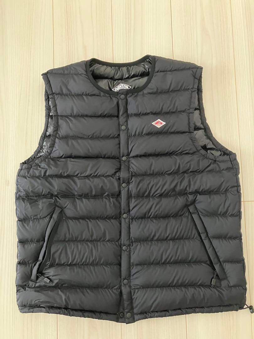 DANTON ダウンベスト M ブラック
