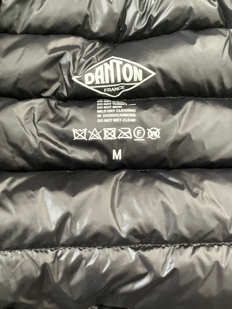 DANTON ダウンベスト M ブラック