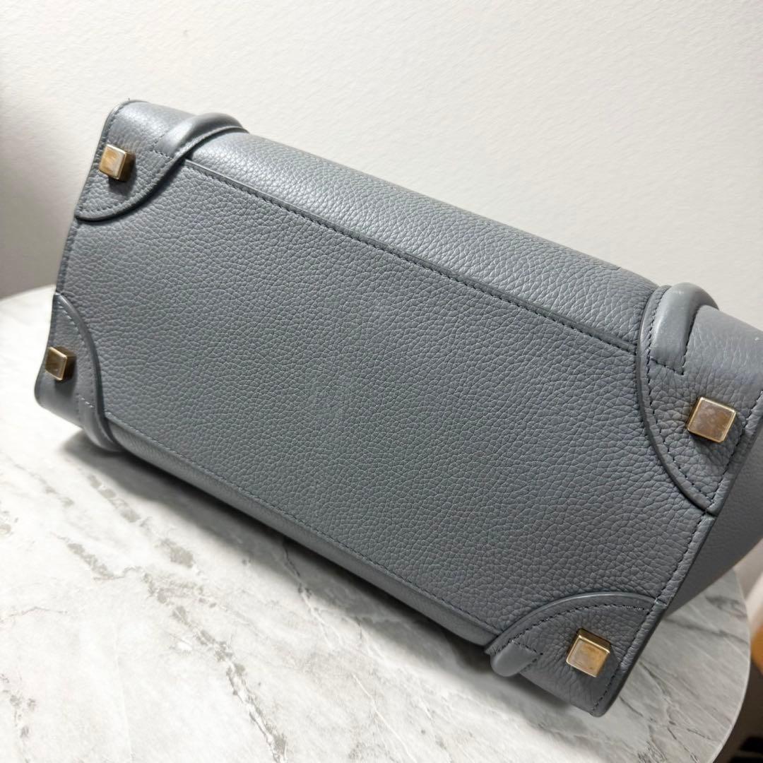 【Louise❤︎ 】CELINE ラゲージ マイクロショッパー ライトブル