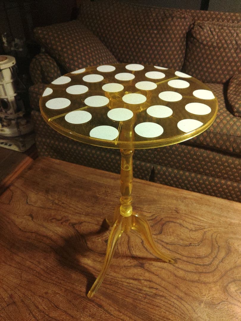 希少　レトロポップ　ドット　サイドテーブル　レトロ　昭和　アンティーク　激レア