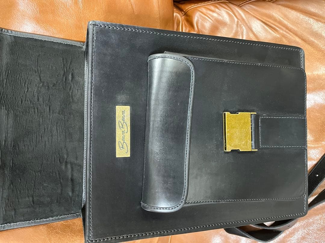 【BearaBeara】ヴィンテージ調 レザーバックパック