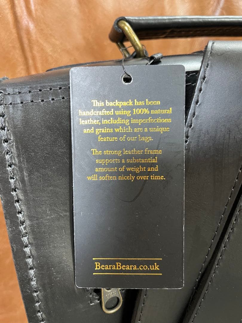【BearaBeara】ヴィンテージ調 レザーバックパック
