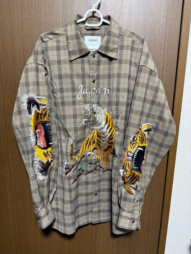 ダブレット　20ss タイガーシャツ