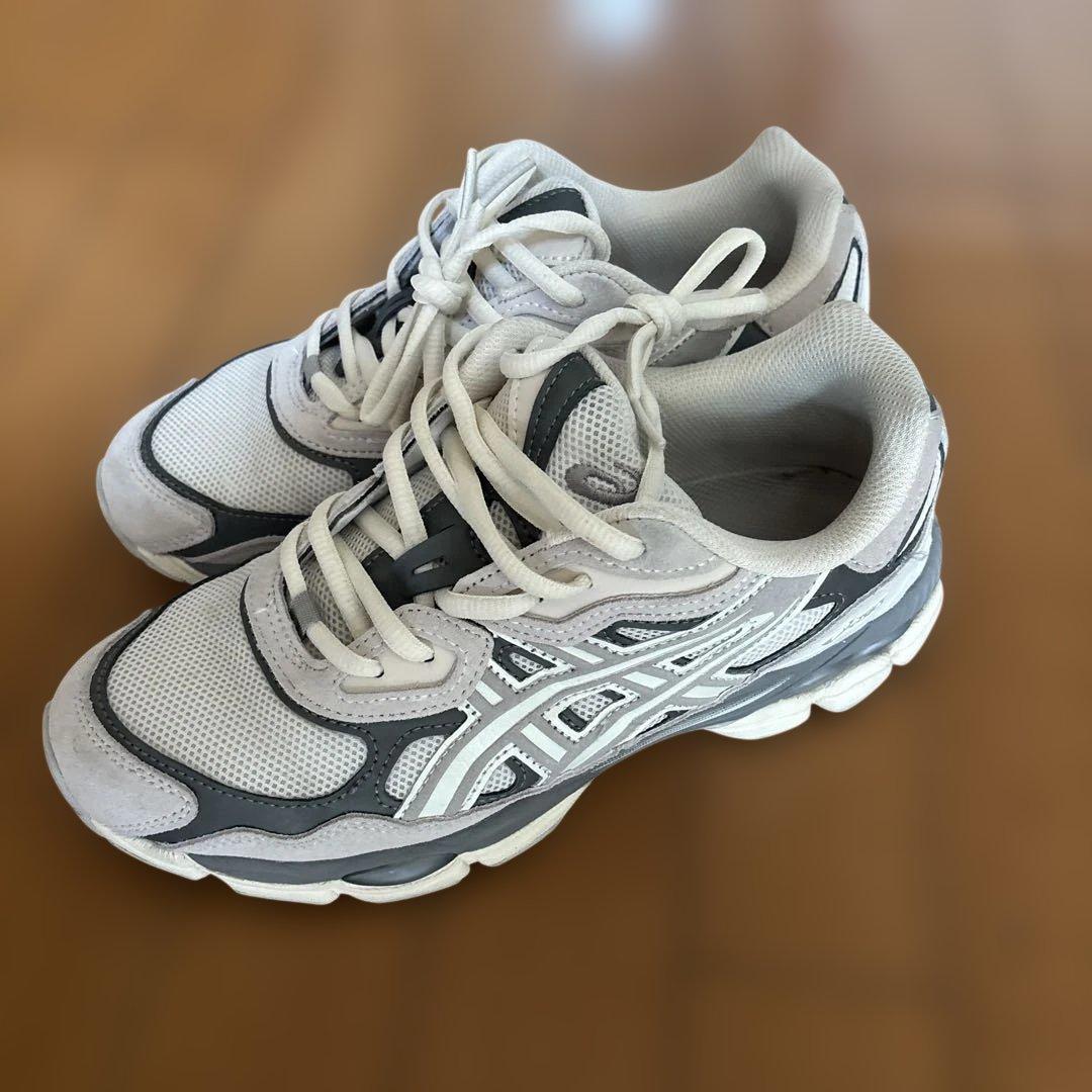 靴 ASICS GEL-NYC \"Cream/Oyster Grey