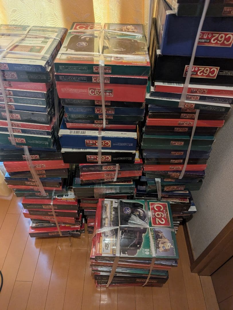 未使用　未組立　デアゴスティーニ　蒸気機関車C62を作る　100巻セット