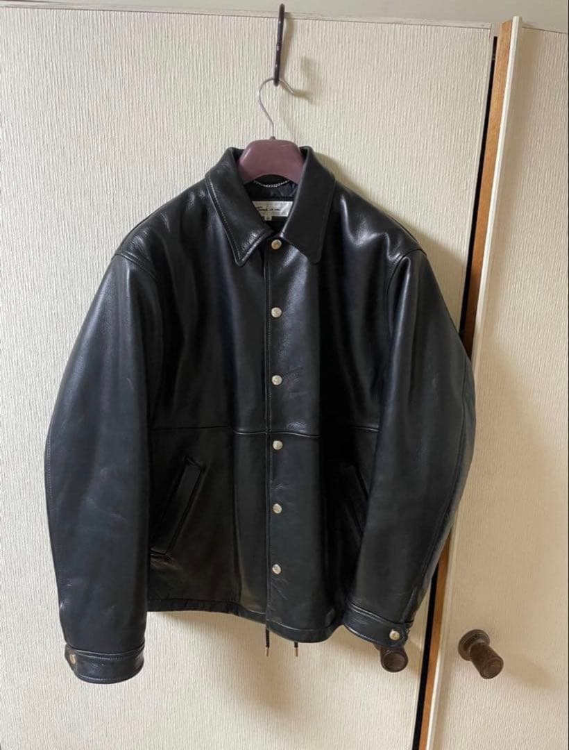 ゼ*ィ様 Time Is On NEW COACH JACKET cow lea