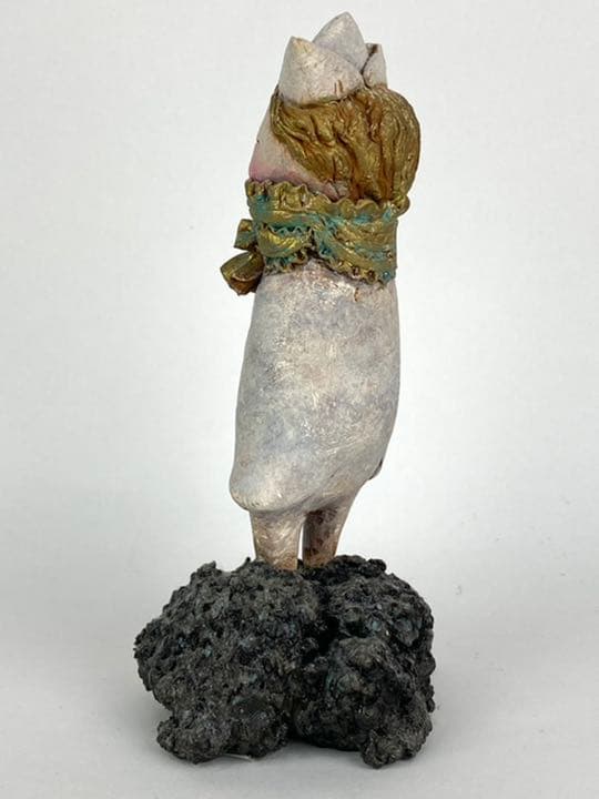 植田明志 うえだあきし 造形作品 虹を歌う子ども 作家 オブジェ ドール アート