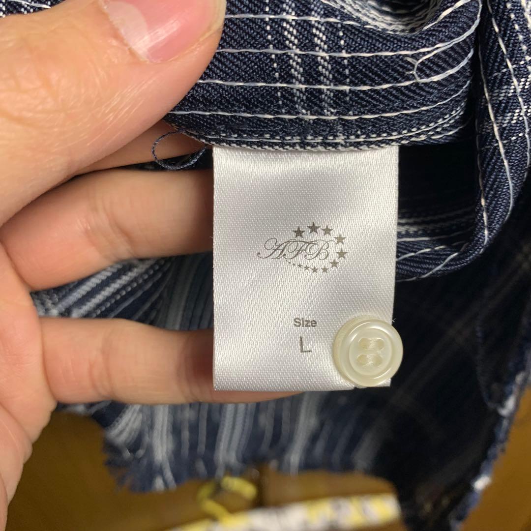 AFB  FLASH別注スパンコールシャツ