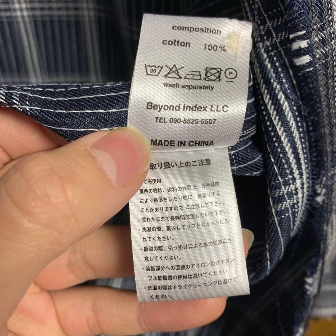 AFB  FLASH別注スパンコールシャツ