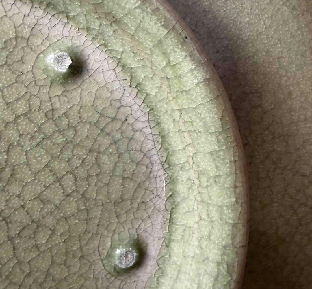 中国 高台付盥形盤(洗筆)　f2260125