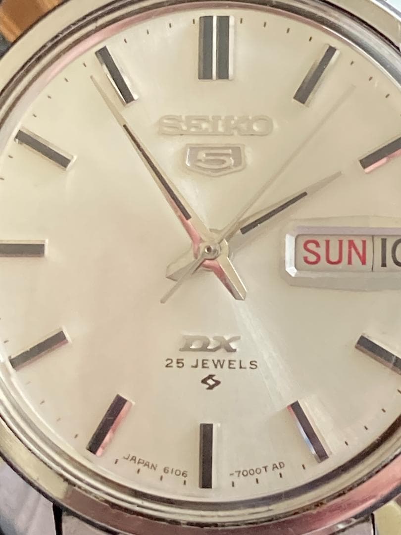 【まゆげ犬】1967 61系 SEIKO 5 DX 25石 純正ベルト