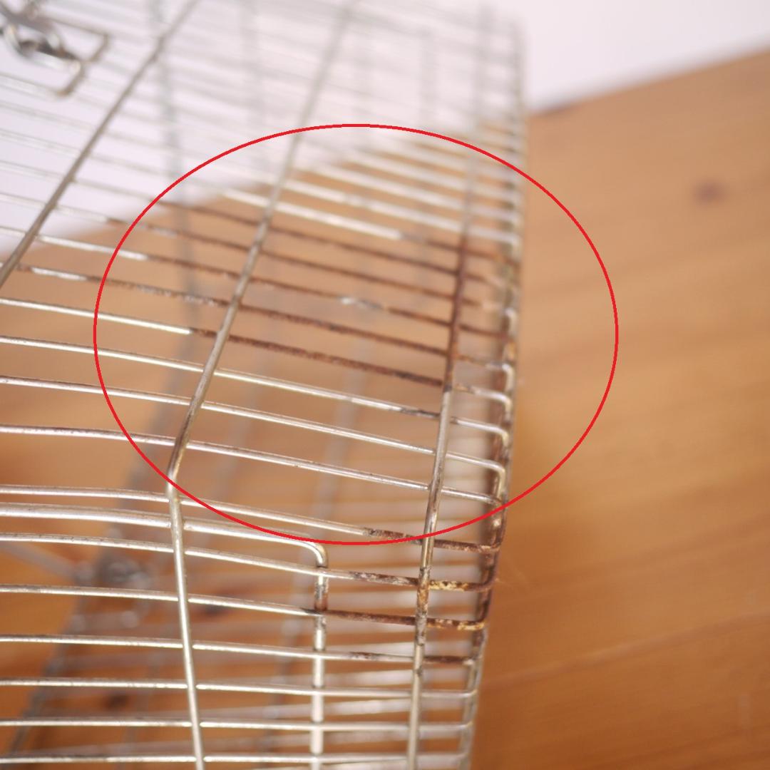 ドイツ ワイヤバスケット 2P　ショッピングかご ドイツヴィンテージ