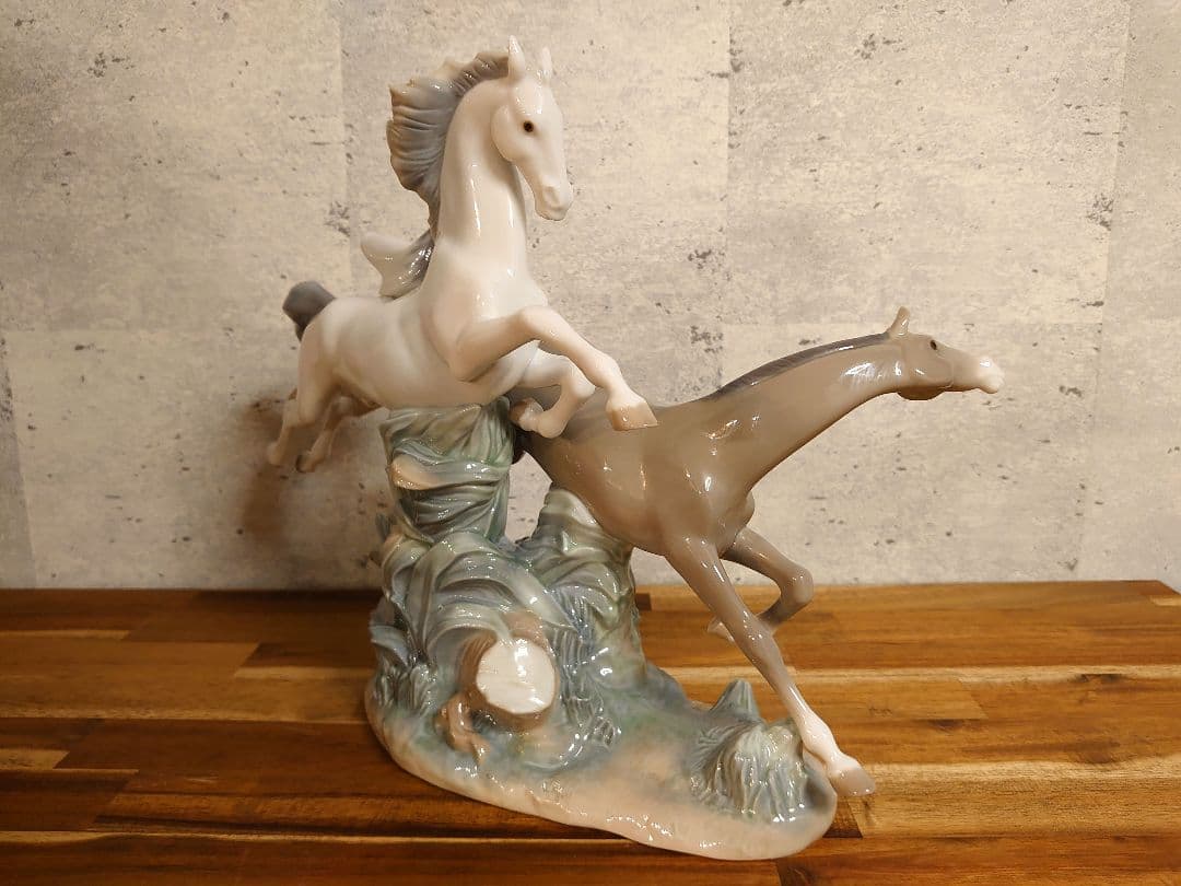 【極美品】【完売品】リヤドロ　駆ける馬　LLADRO