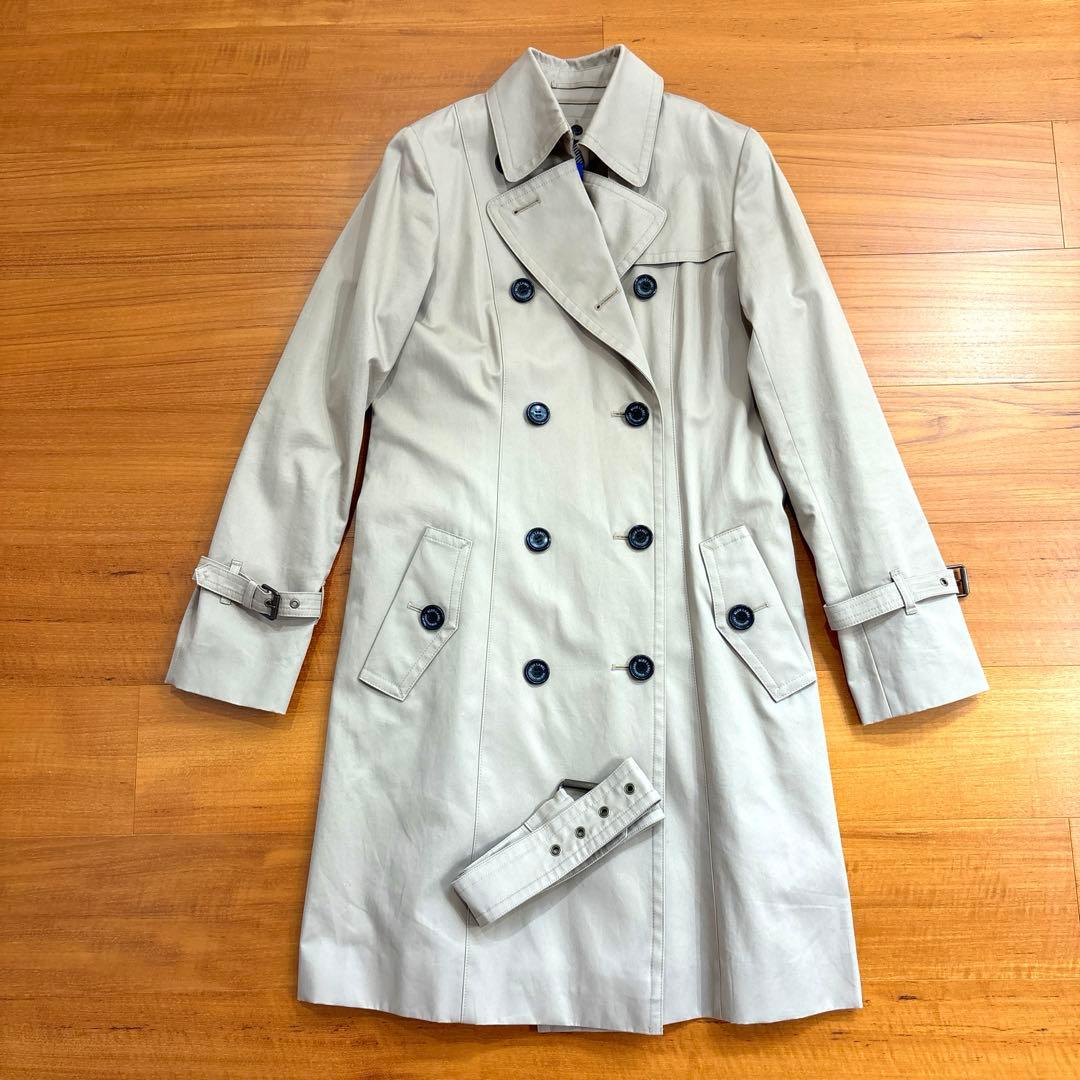 美品 ブルーレーベルクレストブリッジ　トレンチコート