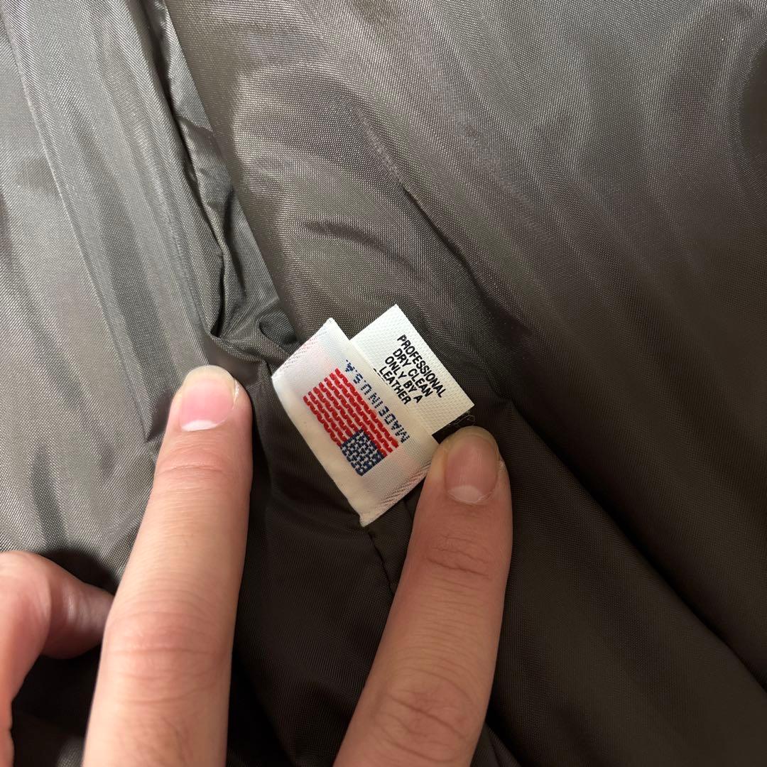 80s llbean a2 レザー　ビックサイズ　46 美品