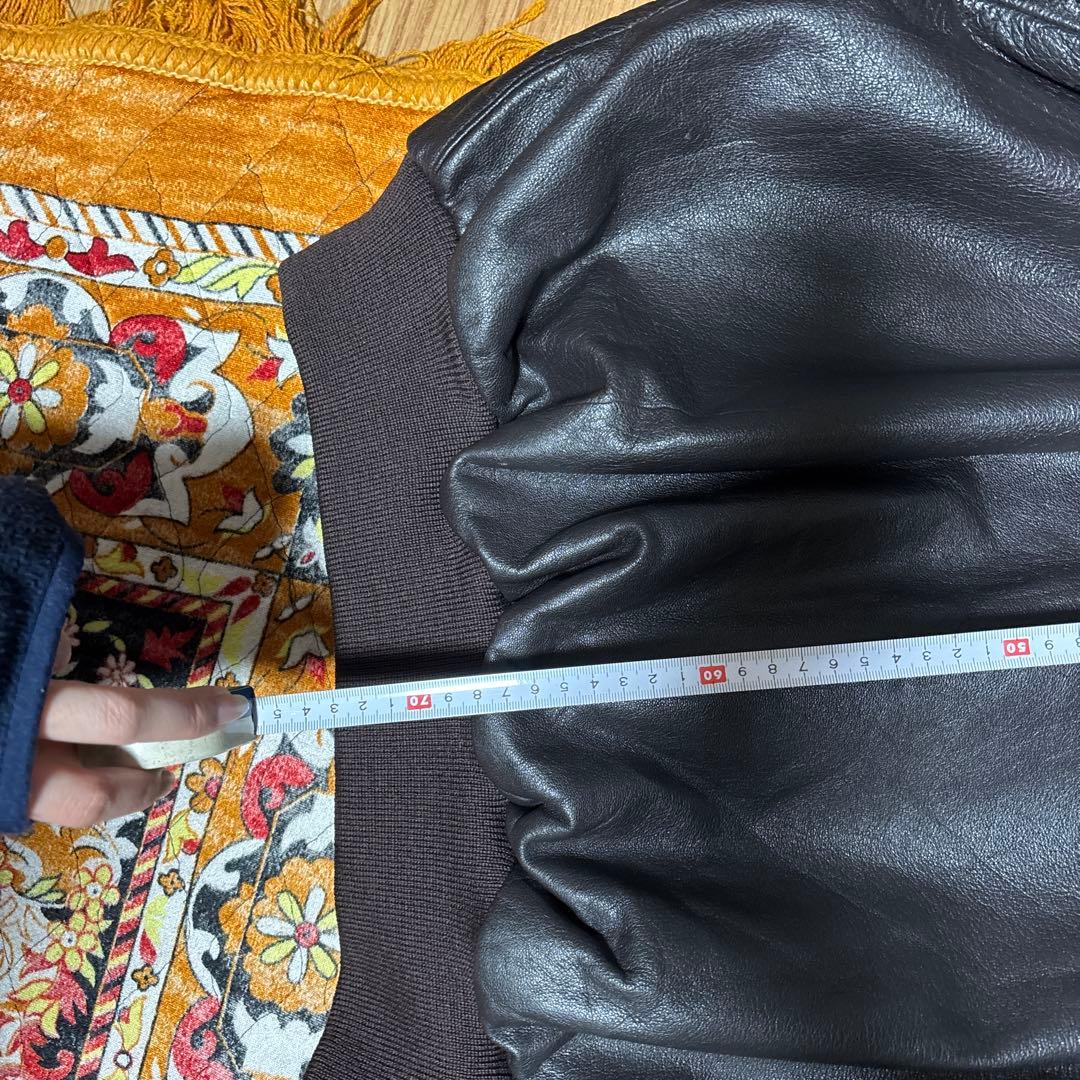 80s llbean a2 レザー　ビックサイズ　46 美品