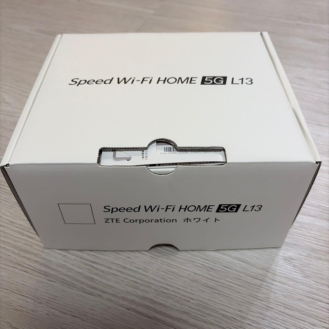 Speed Wi-Fi  5G L13 ホームルーター本体.