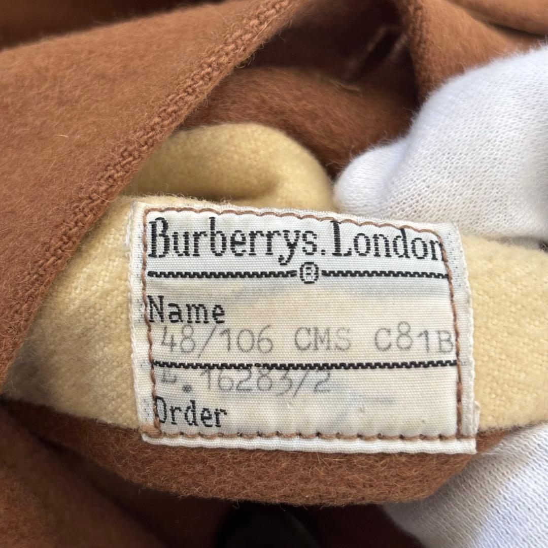 Burberrysバーバリー カシミヤ100ステンカラー コートメンズL相当