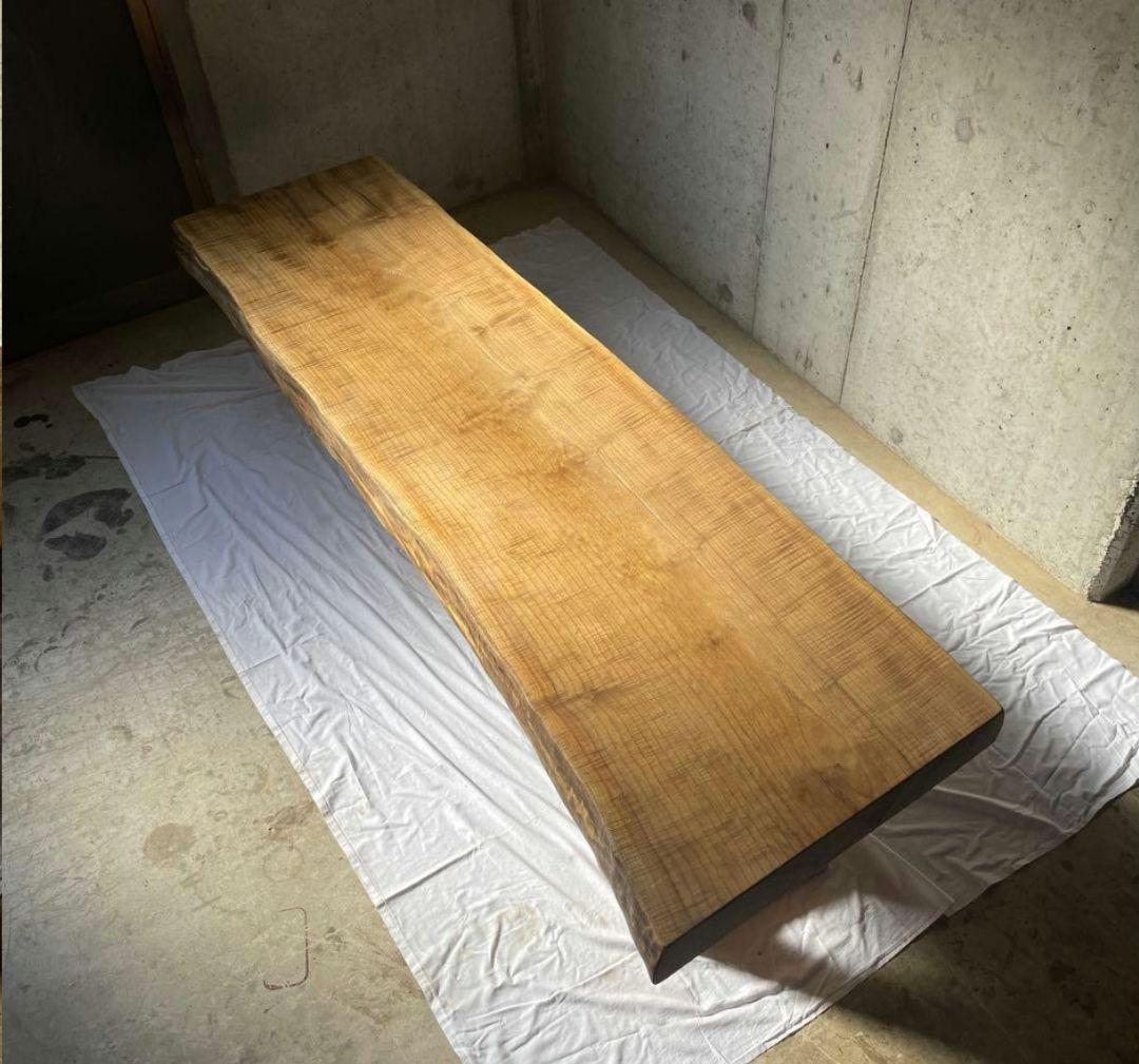 欅　新潟県産　一枚板　縮み杢　縮杢　1枚板　一枚板のみ