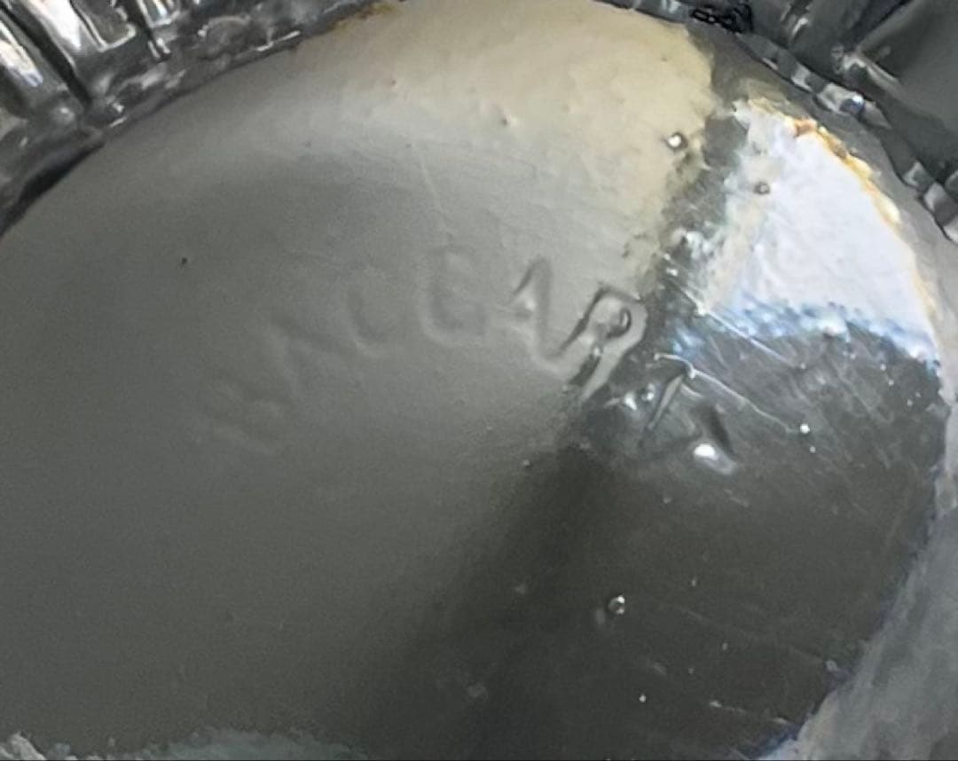 BACCARAT バカラ/※稀少　刻印有　蓋物　フロスト