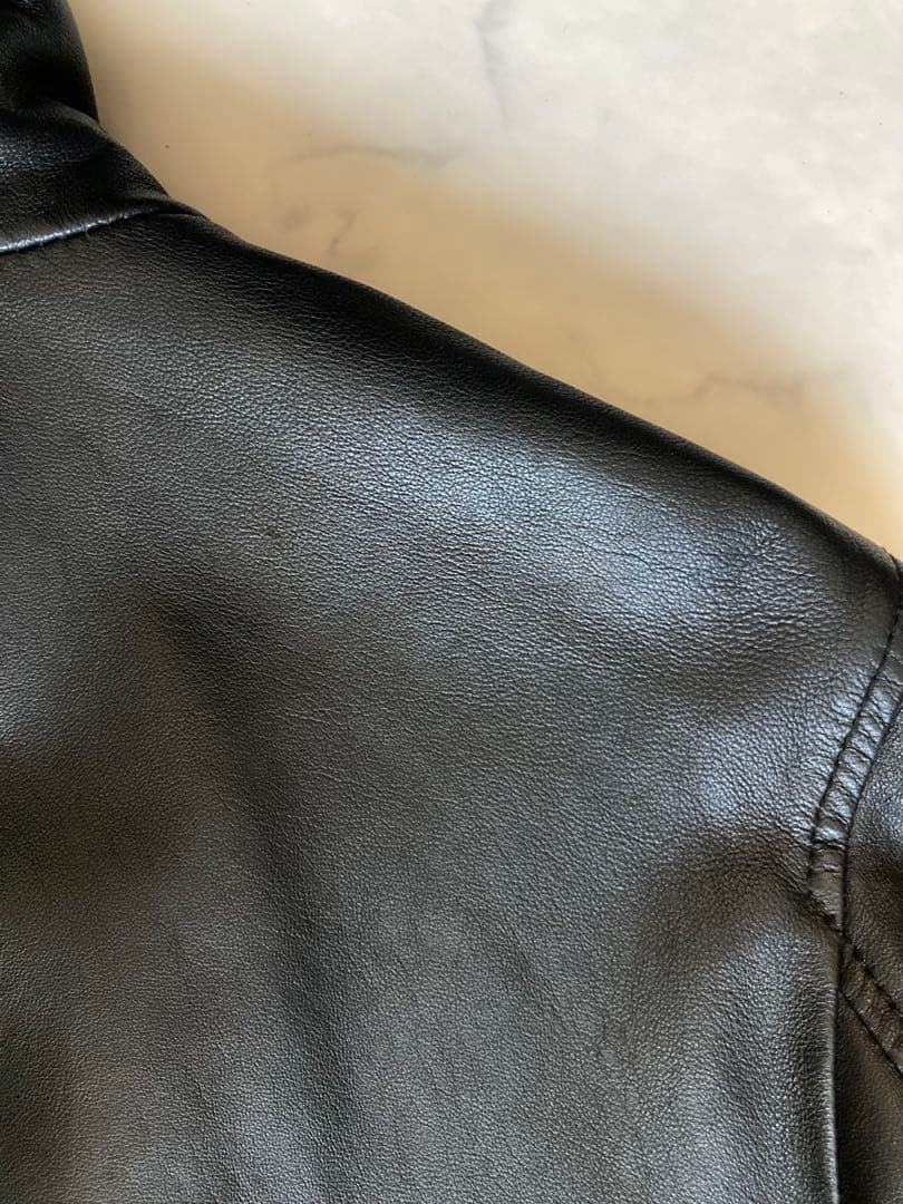 D&Gドルチェ＆ガッバーナ 黒レザーライダース プラダ好き